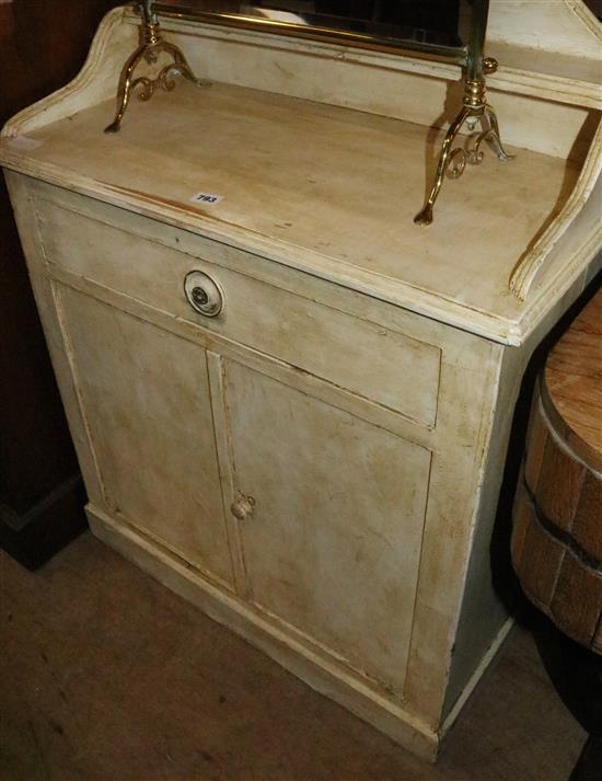 Painted pine chiffonier(-)